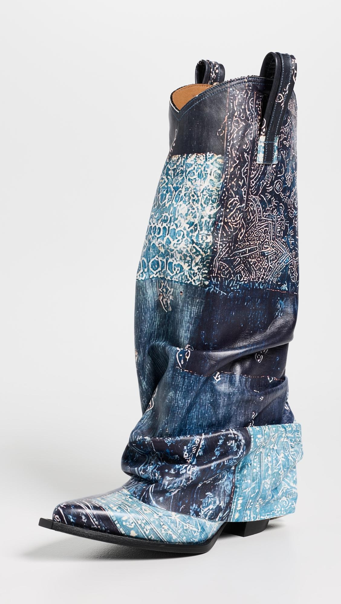 Mid Cowboy Boots with Sleeve by R13