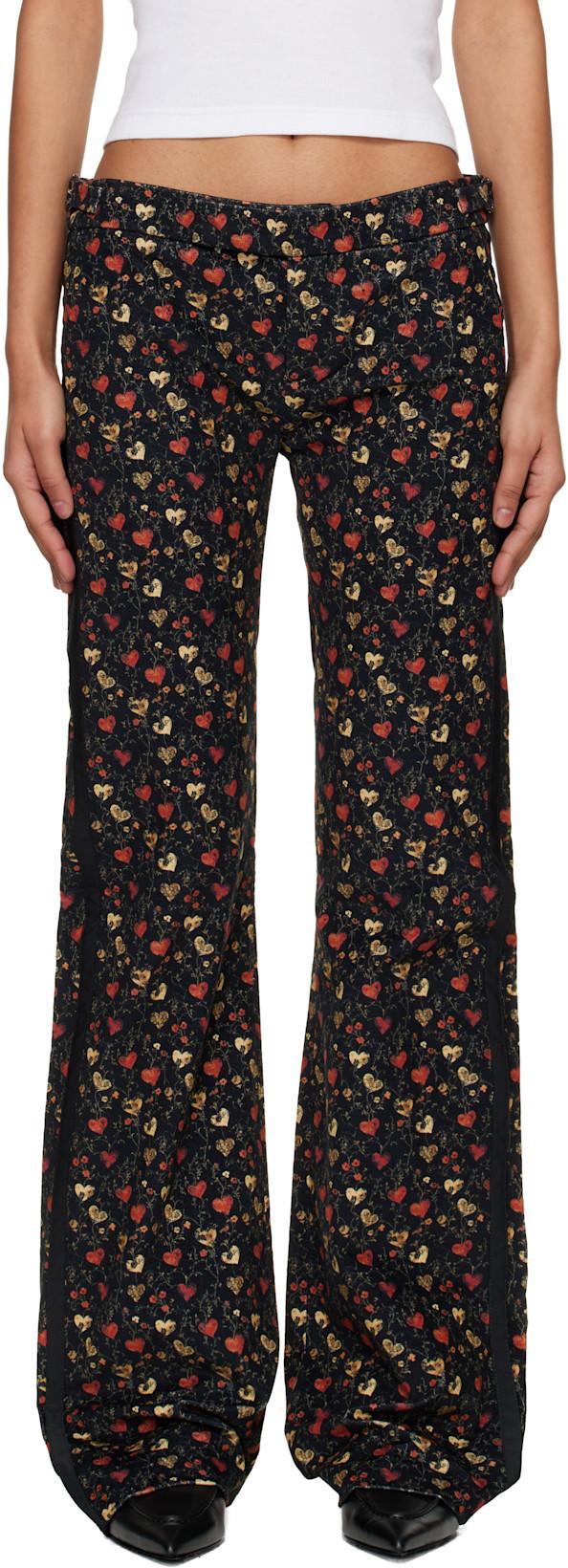 Navy Boy Flare Tuxedo Jeans by R13