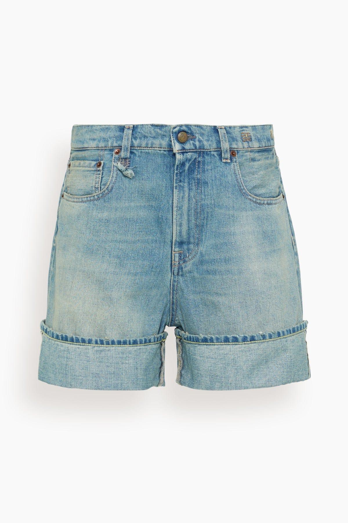 Nina Short in Lapis Selvedge Blue by R13