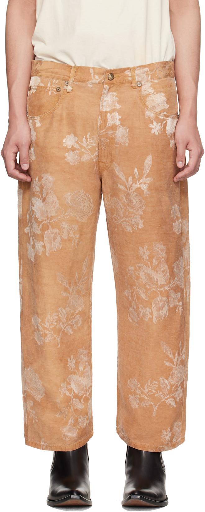 Orange X-Boyfriend Trousers by R13