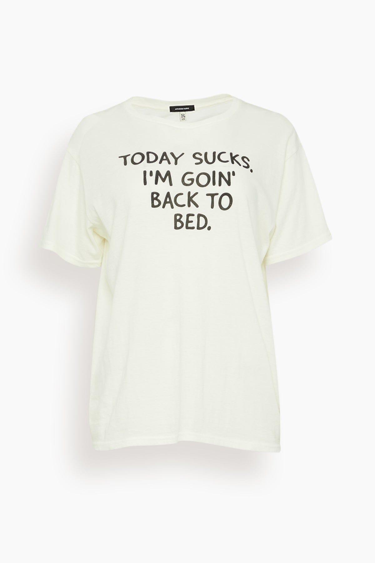 Today Sucks Boy T in Off White by R13