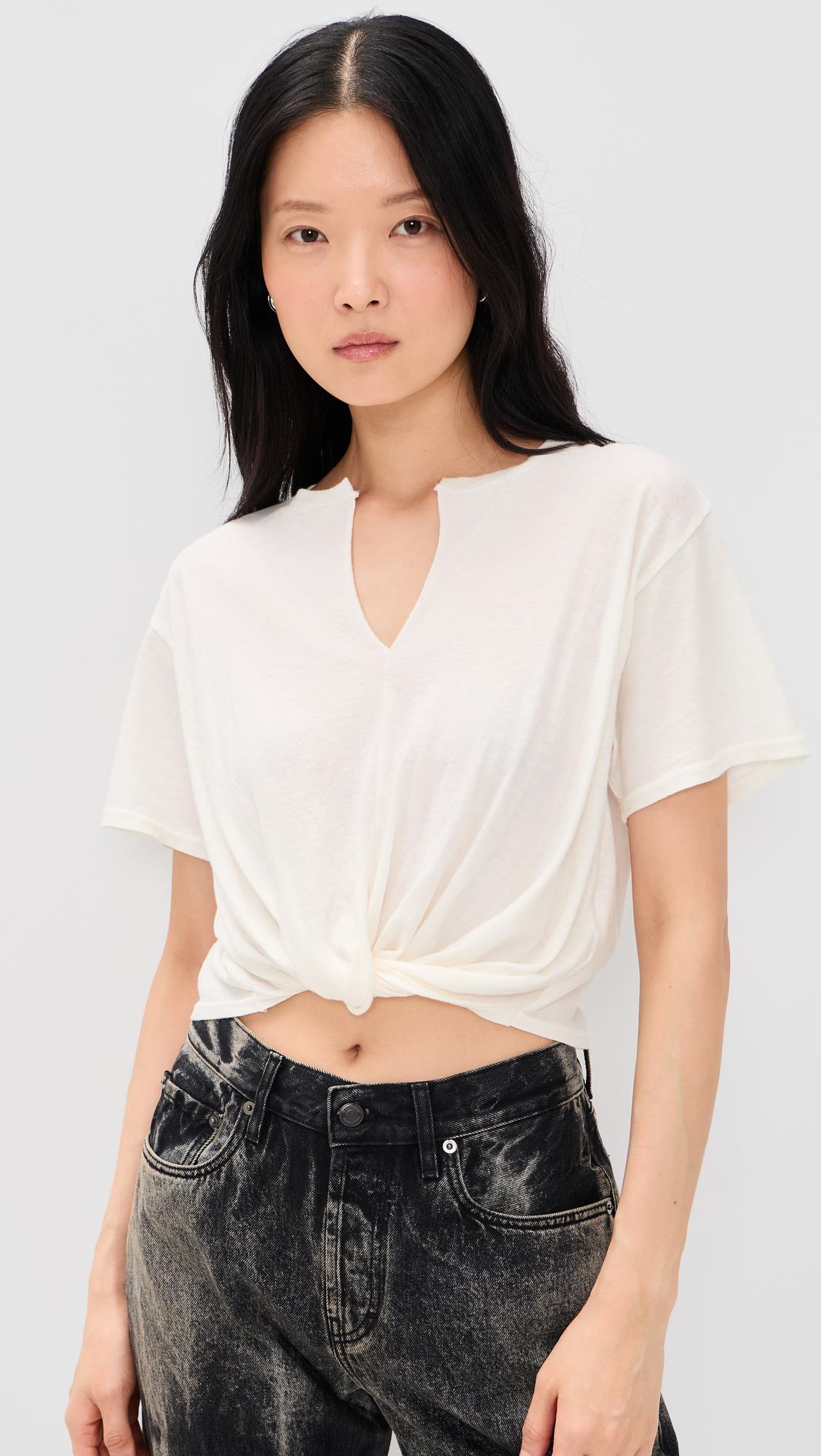 Twisted Front Tee by R13