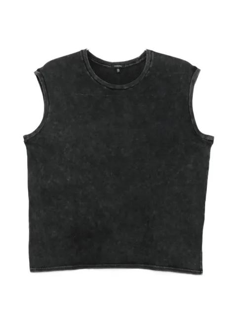 acid-wash sleeveless tank top by R13