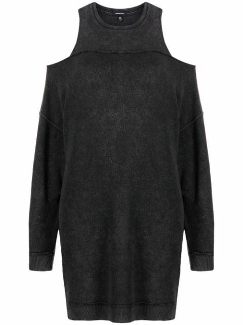 cold-shoulder dress by R13