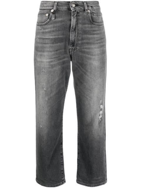 cropped boyfriend jeans by R13