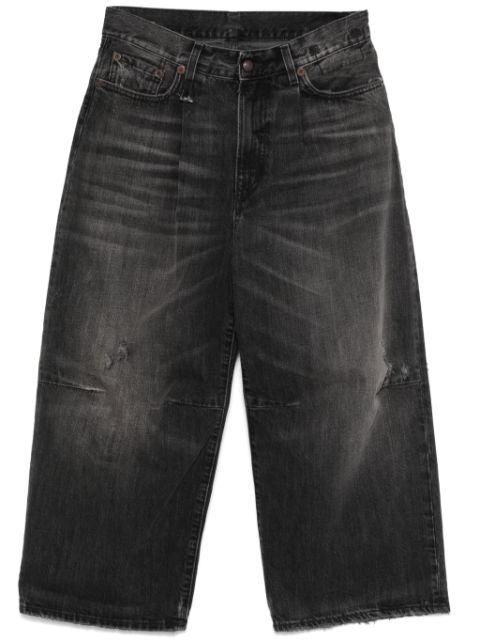 cropped wide-leg jeans by R13