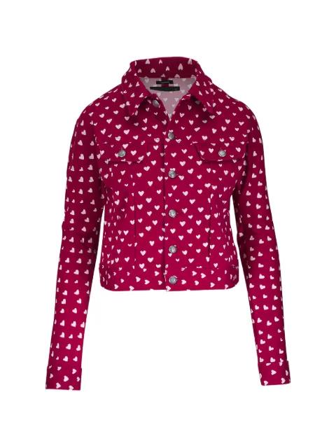 heart-print jacket by R13