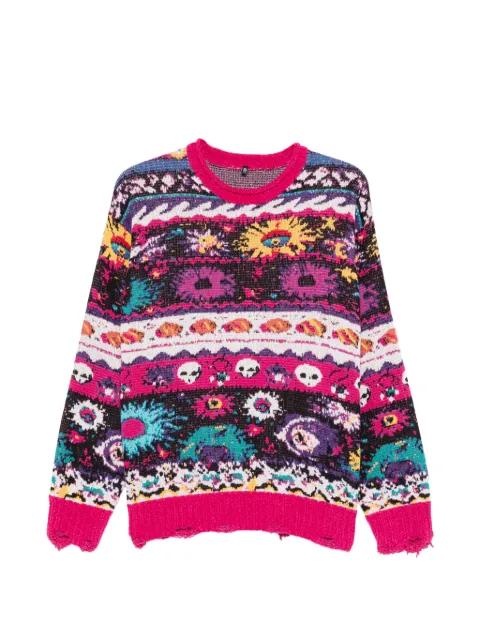 jacquard sweater by R13