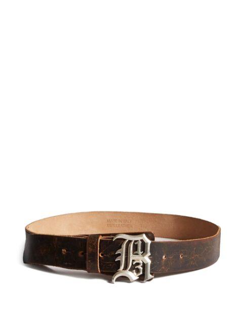 logo-buckle belt by R13