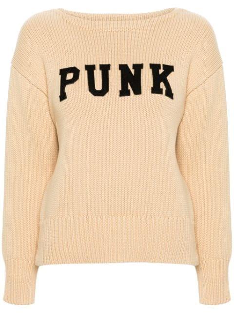 logo-patch cotton jumper by R13