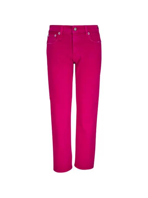 logo-patch straight-leg trousers by R13