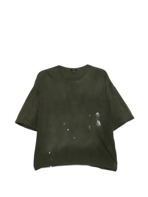 paint-splatter crew-neck T-shirt by R13