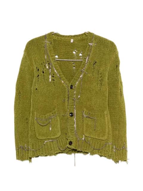 pins chains cardigan by R13