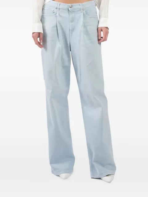 pleated-front jeans by R13