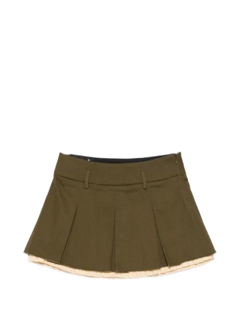 pleated mini skirt by R13