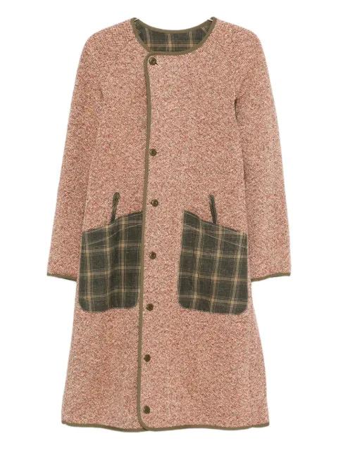 raglan-sleeve reversible coat by R13