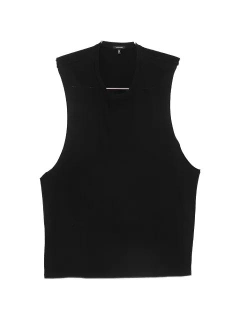 raw-edge sleeveless tank top by R13