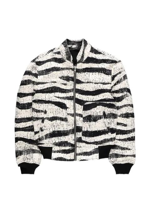 stand-collar jacket by R13