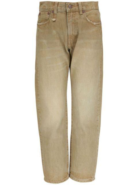 stonewash straight-leg jeans by R13