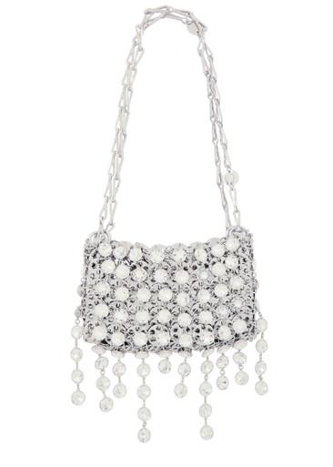 1969 Strass Nano metal disc shoulder bag by RABANNE