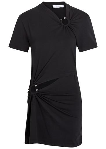 Cut-out stretch-cotton mini dress by RABANNE