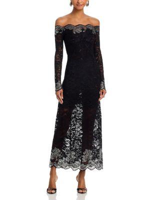 Embellished Lace Maxi Dress by RABANNE