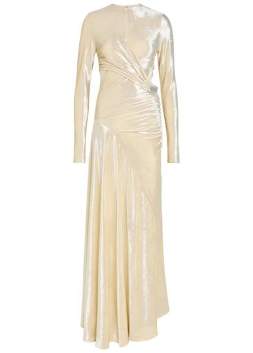 Embellished velour gown by RABANNE