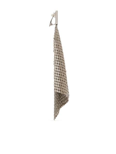 Flow Pixel mesh drop earring by RABANNE