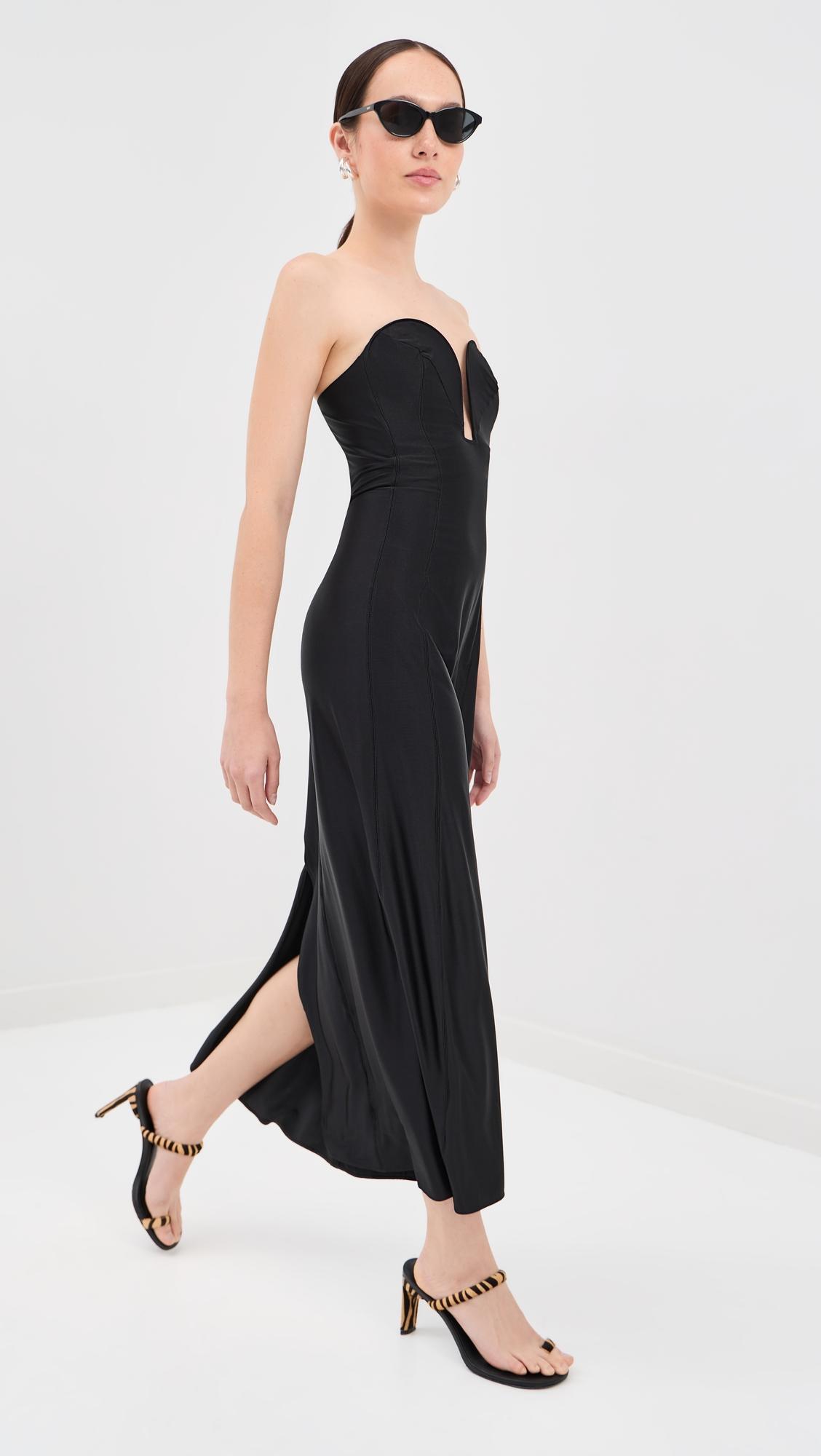 Heart-Shaped Bustier Midi Dress by RABANNE