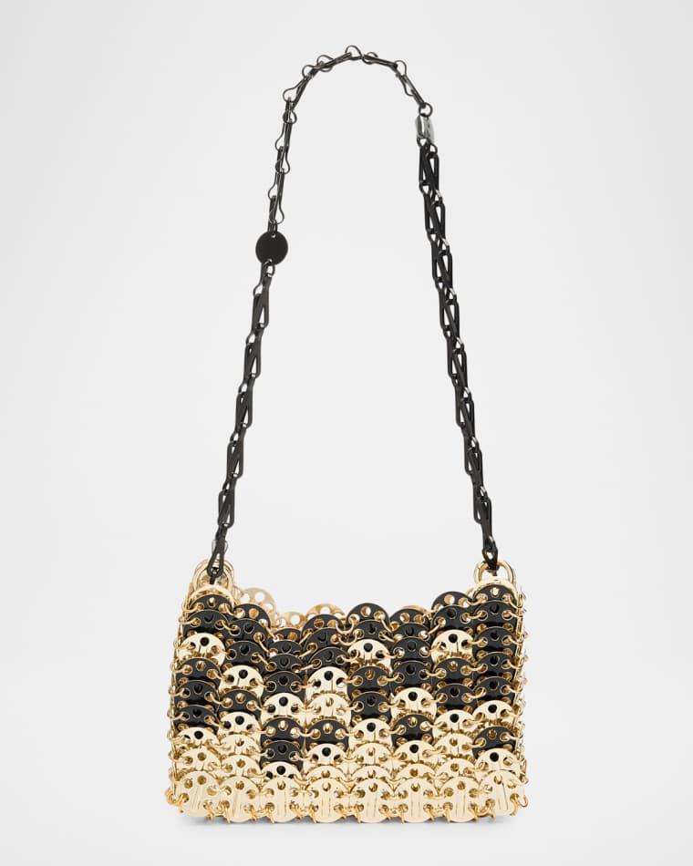 Iconic Nano 1969 Brass Shoulder Bag by RABANNE