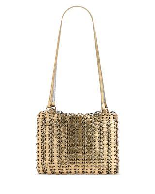 Leather & Metal Disc Shoulder Bag by RABANNE