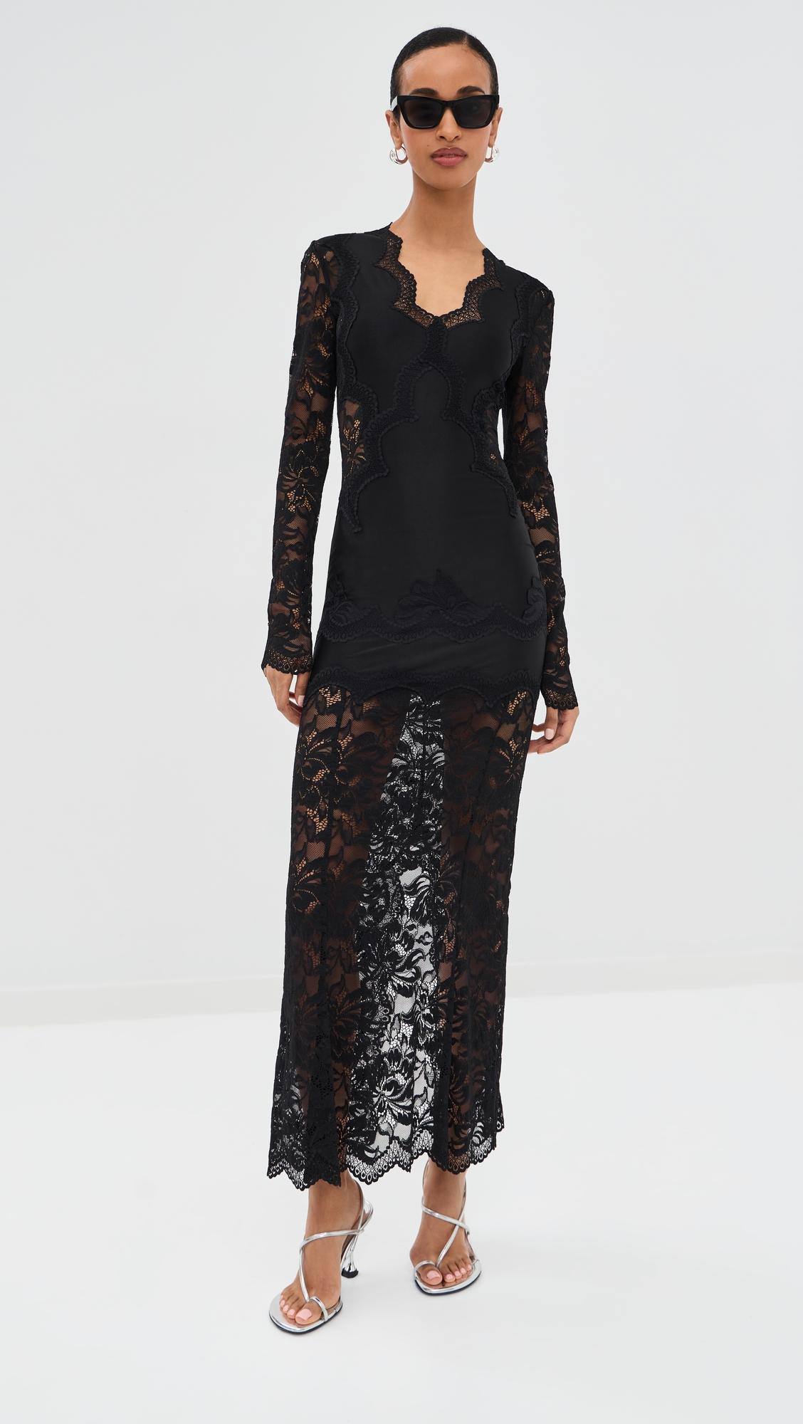 Long Lace Dress by RABANNE