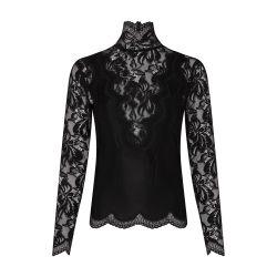 Long-sleeved lace top by RABANNE