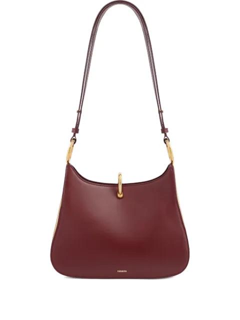 Medium Ring leather shoulder bag by RABANNE