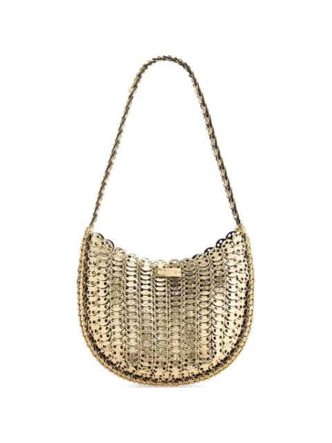 Moon reversible leather shoulder bag by RABANNE