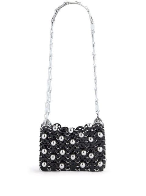 Nano 1969 beaded shoulder bag by RABANNE