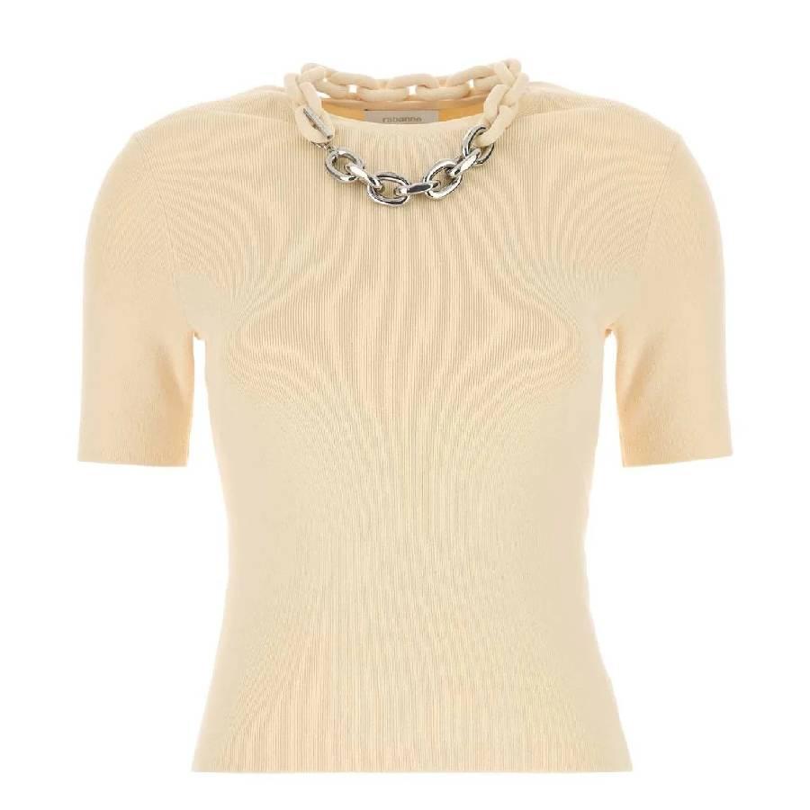Paco Rabanne Chain-Link Detail Cardigan by RABANNE