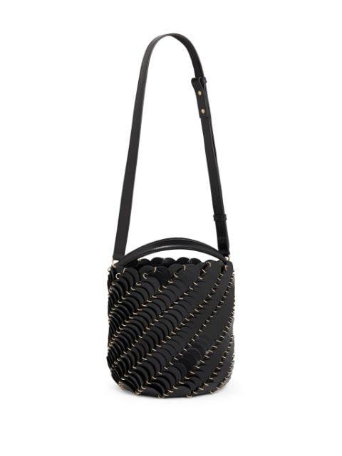 Pacoïo leather bucket bag by RABANNE