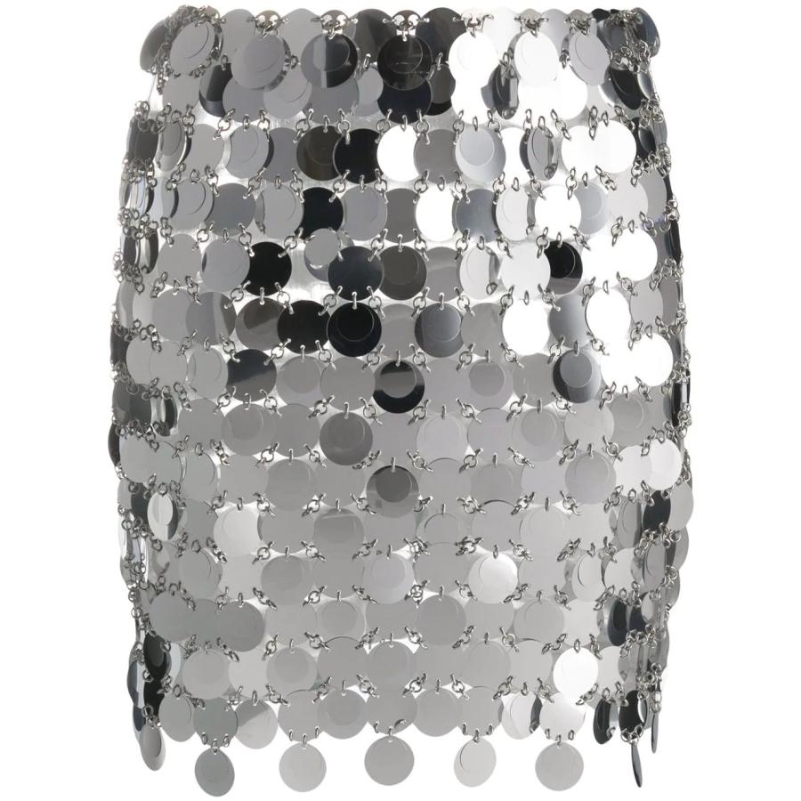 Rabanne Asymmetric Hem Mini Skirt by RABANNE