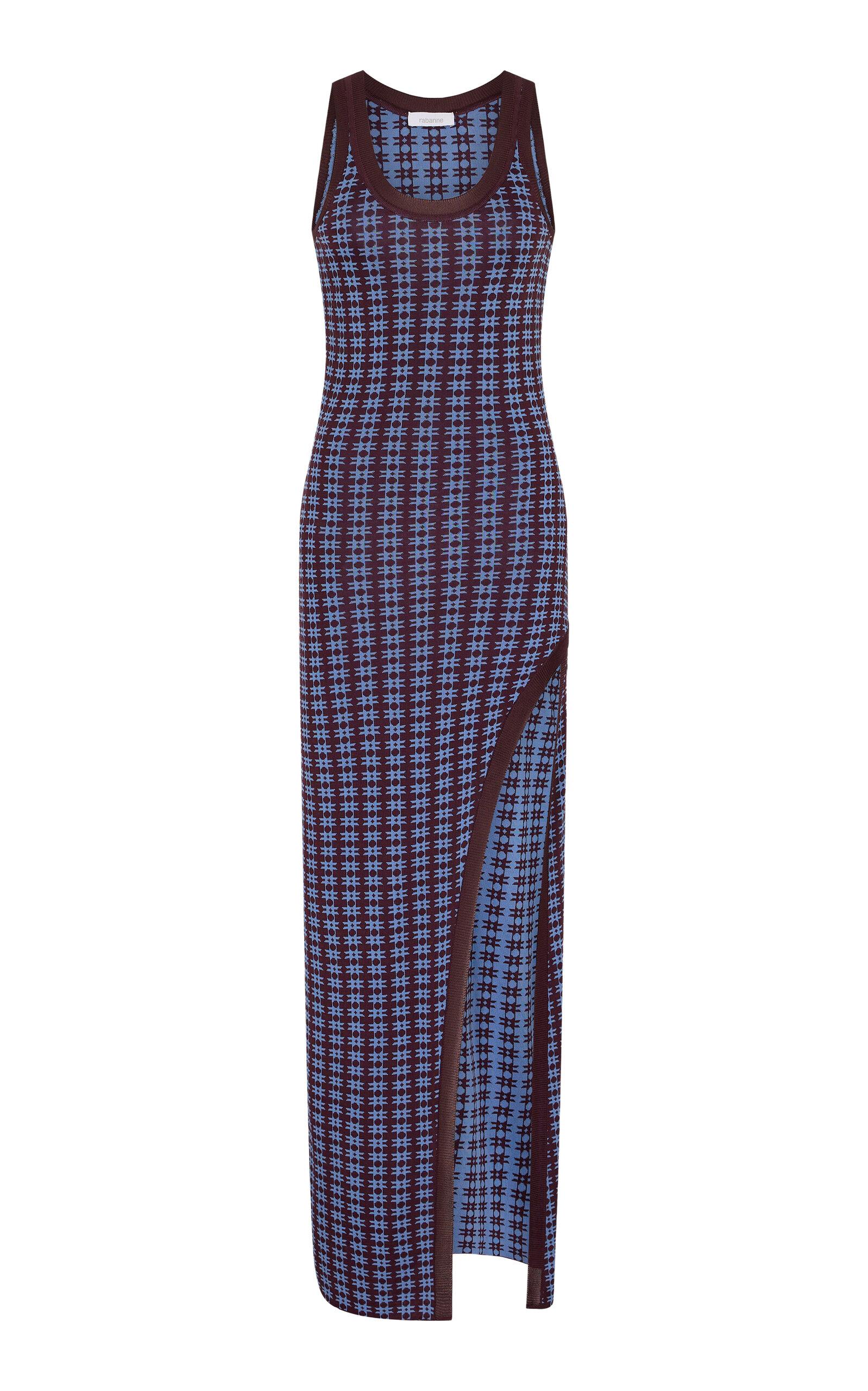 Rabanne Jacquard Knitplit Maxi Dress - Moda Operandi by RABANNE
