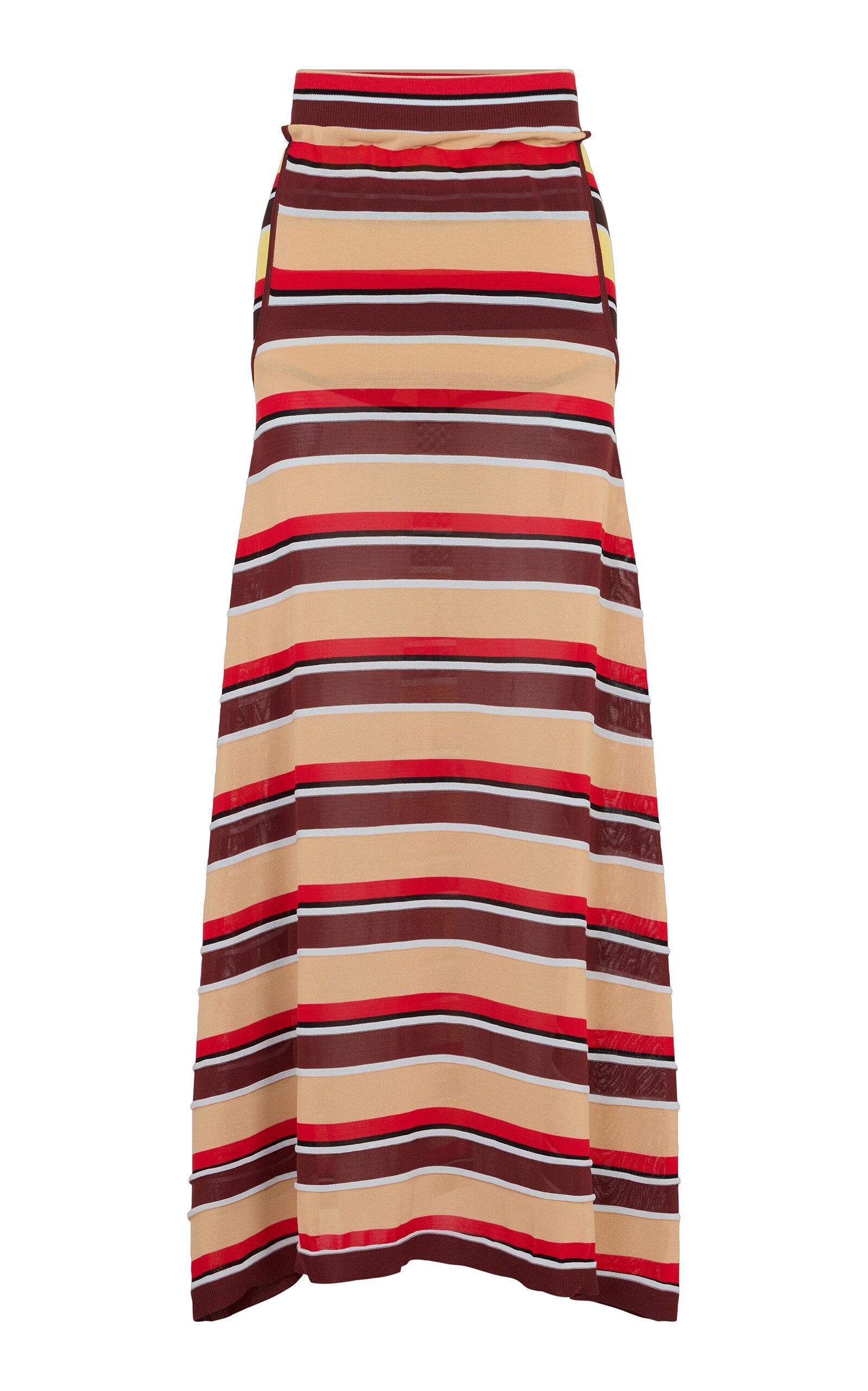 Rabanne Striped Maxi Skirt - Moda Operandi by RABANNE