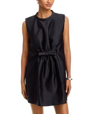Satin Bow Mini Dress by RABANNE