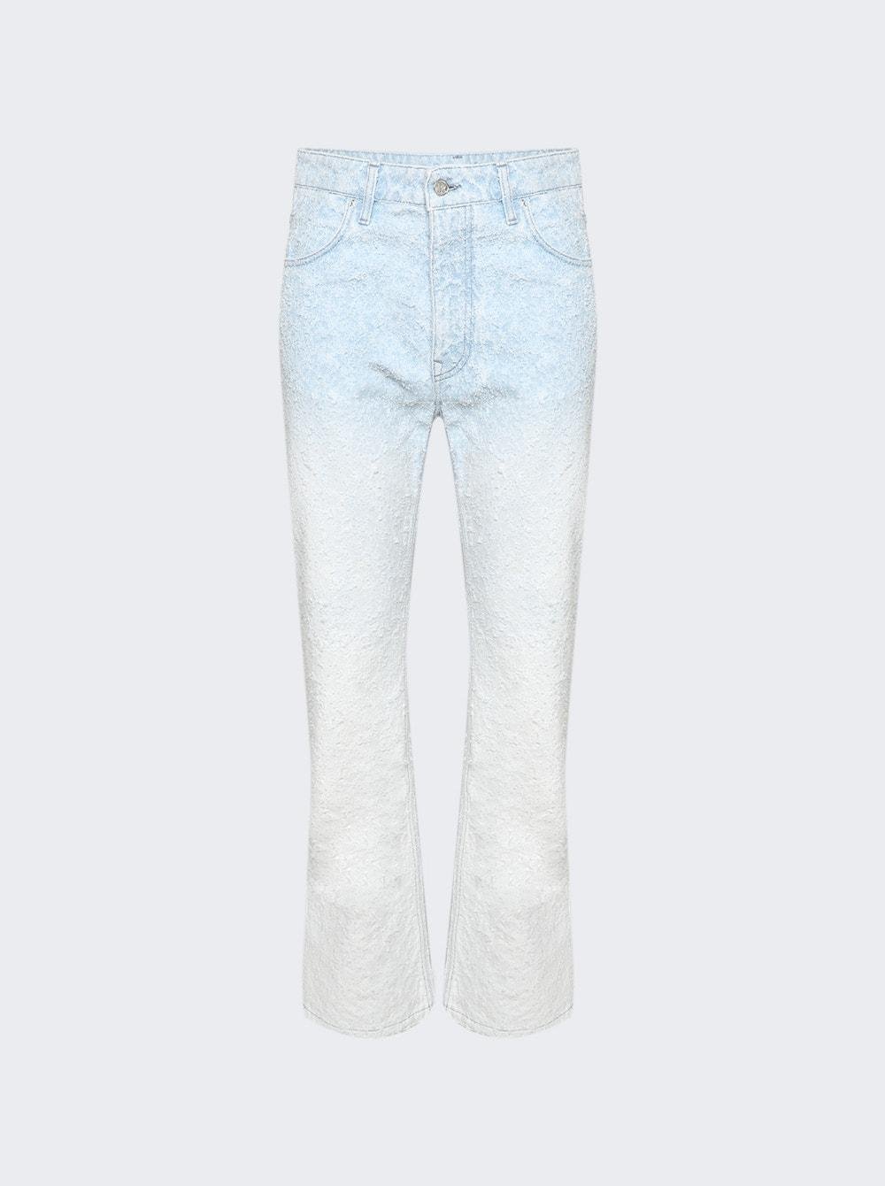 Scratched Raw Jeans Denim Light Blue  | The Webster by RABANNE