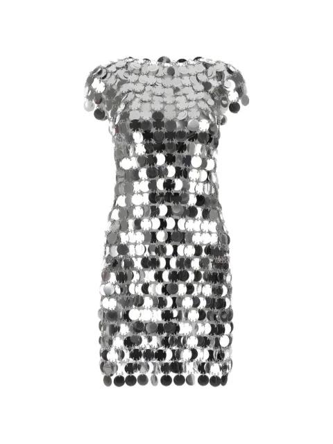 Sparkle Disc mini dress by RABANNE