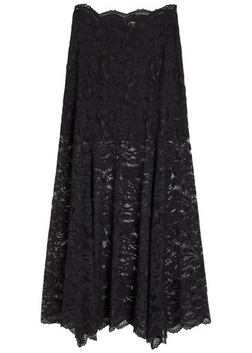 Stretch-lace maxi skirt by RABANNE