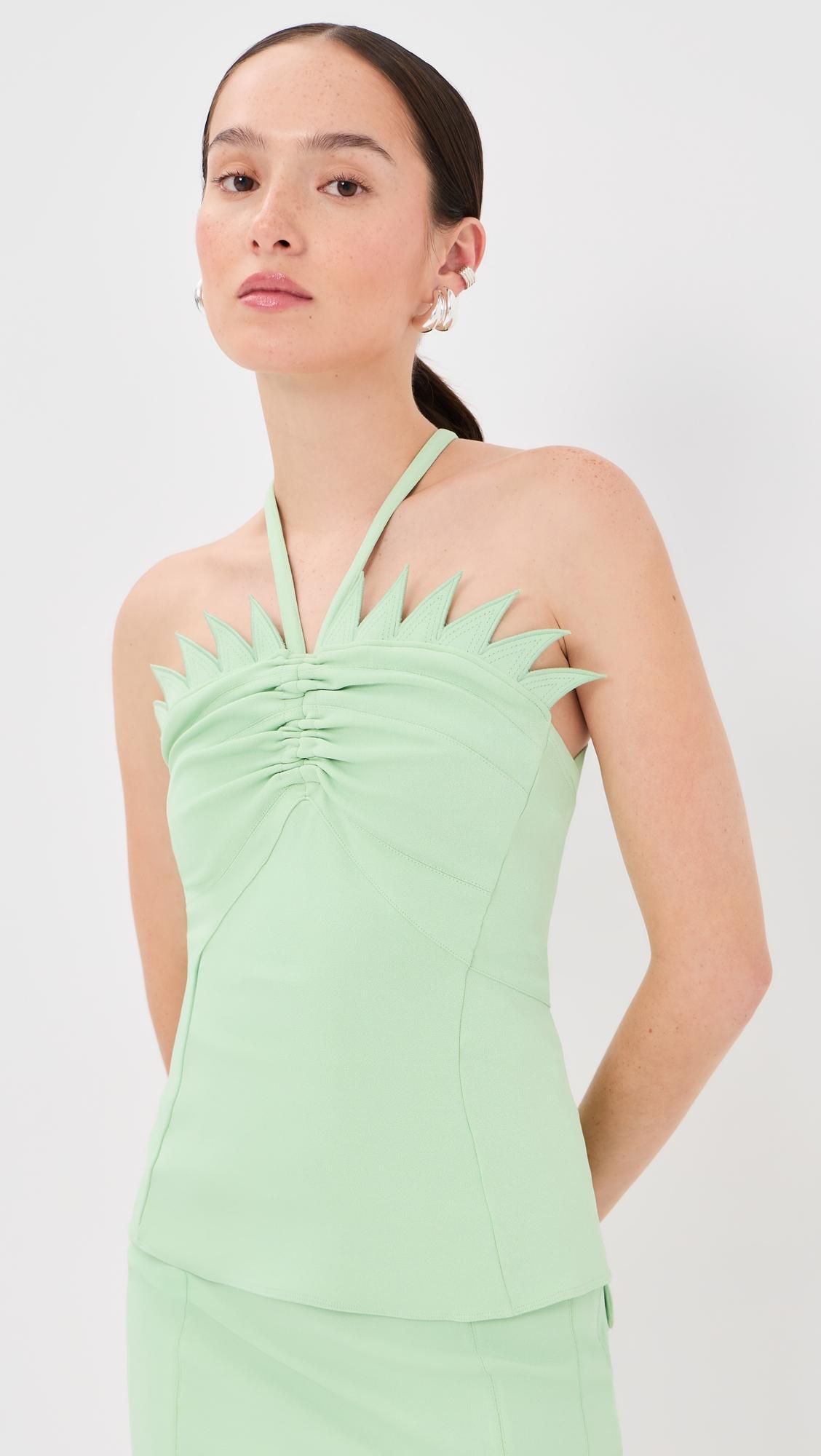 Summer Crepe Top by RABANNE