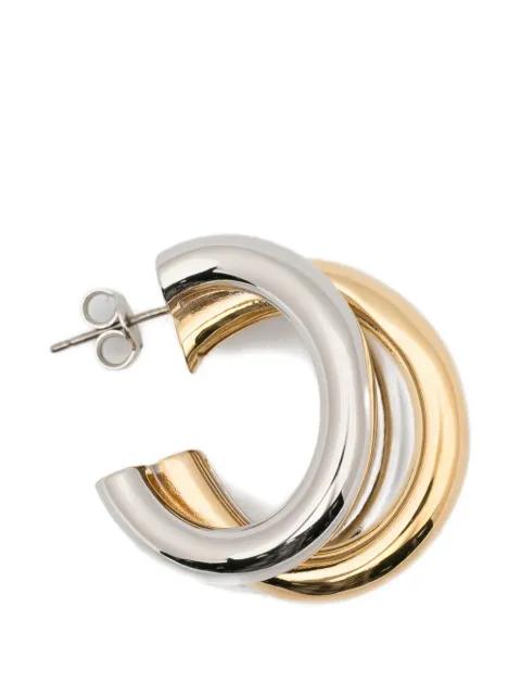 Triple Hoop earrings by RABANNE