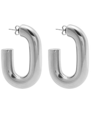 XL Link hoop earrings by RABANNE