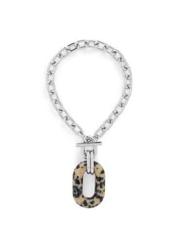 XL Link tortoise-shell choker necklace by RABANNE