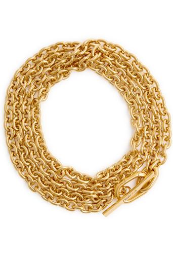XS Link layered necklace by RABANNE